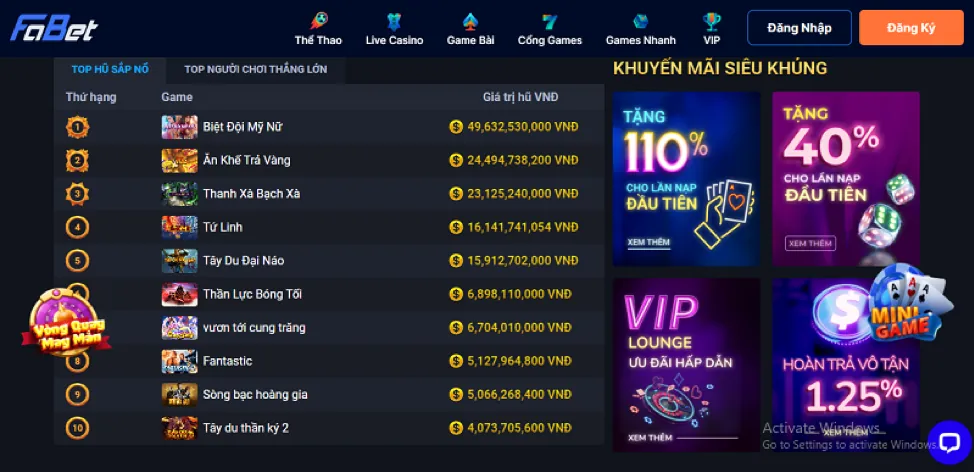 Tải ứng dụng Vuabai9 cho iOS